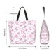 thumbnail image 5 of Disketp Rose Flowers Bolsa Tote Estampada para Mujer, Bolso de Hombro y de Mano para Compras y Viajes, 5 of 8
