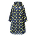 thumbnail image 4 of AOOCHASLIY Ladies Coat Clothes Fashion Women Rain Jacket Coat Printing Hooded For Adults with Pockets Tops, 4 of 5
