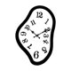 thumbnail image 4 of Reloj de pared derretido, reloj colgante, decorativo, para dormitorio, regalo, oficina, silencioso. 25 cm x 162 cm, 4 of 9