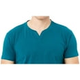 thumbnail image 3 of X RAY JEANS Mens Basic V-Notch Neck Short Sleeve T-Shirt, Teal, M, 3 of 3