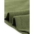 thumbnail image 5 of INSPIRE CHIC Women's Suede Skirt Knee Length Button Front Pockets Decor A-Line Skirts S Army Green, 5 of 6