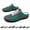 Half-slip gray-green, variant on Men's Slip-On Mule Sneakers Backless Anti-Slip Walking Shoes - Lightweight Breathable Casual Sport Shoes for Driving Travel