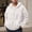 White, variant on Mens Fuzzy Sherpa Jacket Fleece Long Sleeve Full-Zip Hooded Jacket Coats (Dark Gray M)