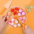 thumbnail image 2 of 27pcs Pizza Wooden Toys Food Cooking Simulation Tableware Children Kitchen Pretend Play Toy Fruit Vegetable Cutting Game, 2 of 7