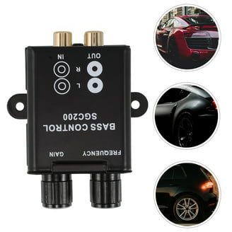 MEIRIYFA Controllo Del Volume Dei Bassi, Universal RCA Bass Amplificatore Controller, Audio Gain Equalizzatore, Pulsante Di Regolazione Della Frequenza Per La Maggior Parte Delle Auto - Foto 6