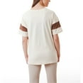 thumbnail image 2 of Ambar Women's New York City Printed Short Sleeve Tshirt, Stone \ Brown,L - US, 2 of 3