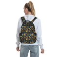 thumbnail image 5 of Yiaed Basketball Print Lightweight Backpack Travel Backpacks Hiking Daypack for Women Men, 5 of 5