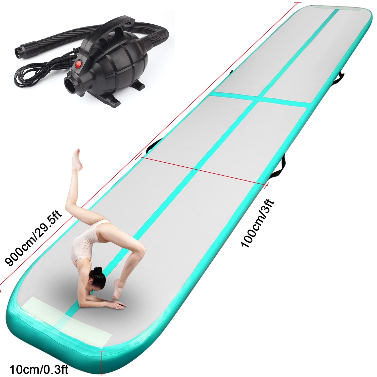20FT Tumbling Airtrack Air Track Floor Inflatable Gymnastics