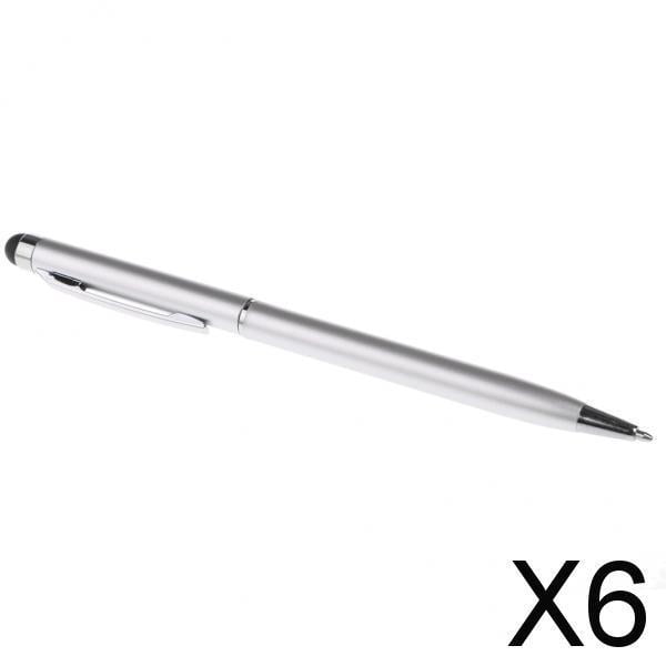 Lápices Capacitivos Baoblaze para Pantalla Táctil Plateado Paquete de 6