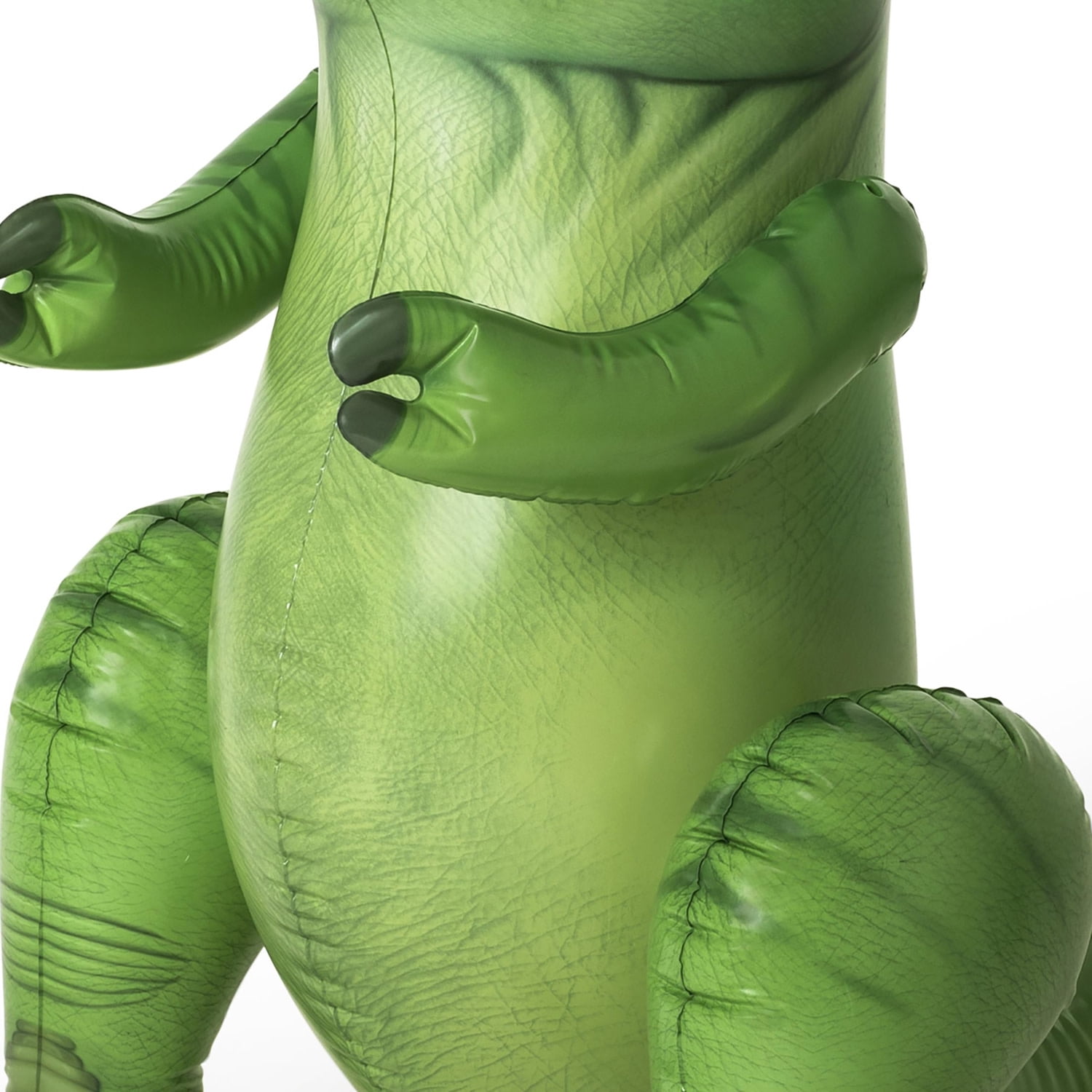 H2OGO! Inflatable Dinomite Sprinkler - Green Dinosaur, T-Rex Snout-Head Sprays Water, Outdoor & Backyard Toy Play, Hose Attaching, Toddlers & Kids 2+