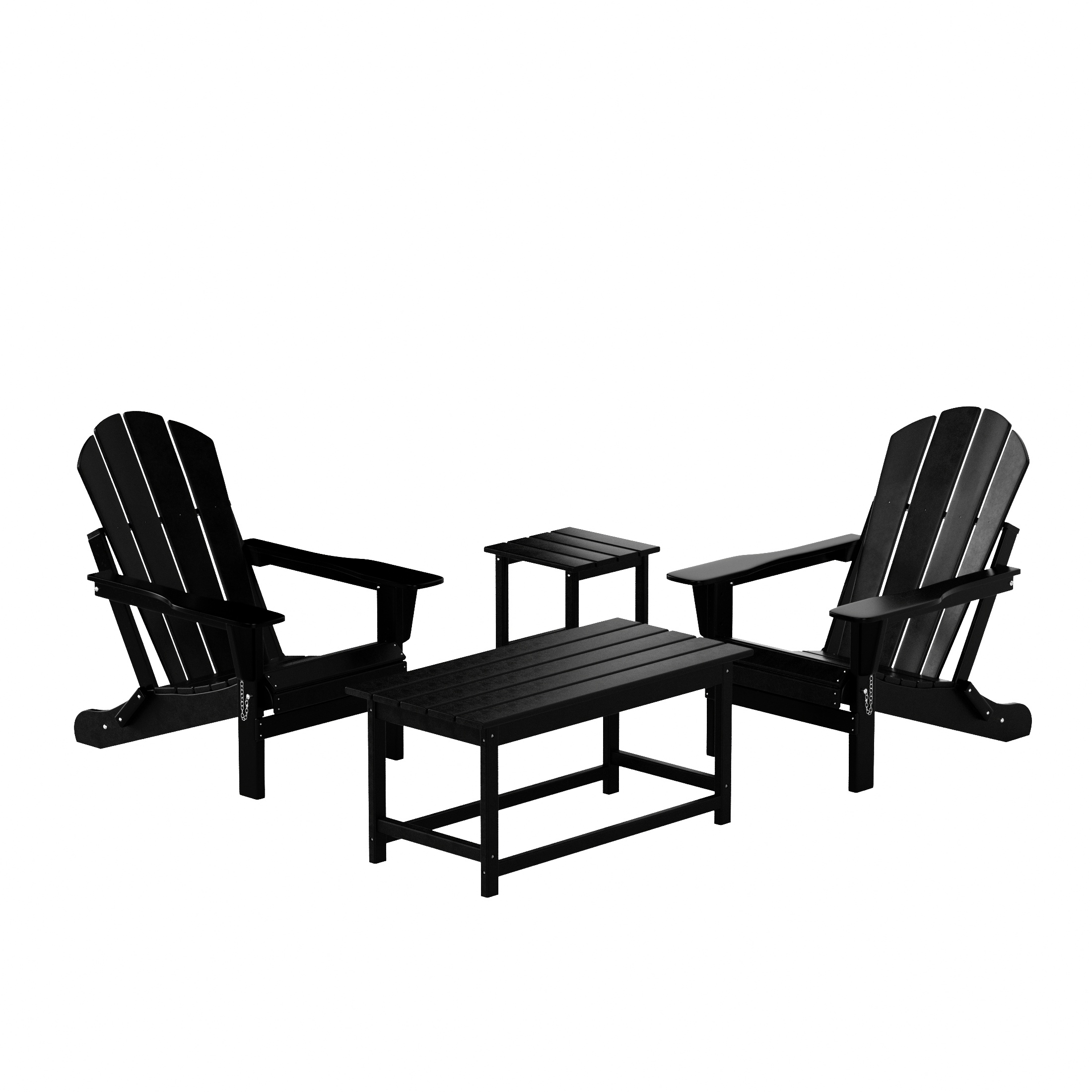 WestinTrends Malibu 4Pieces Outdoor Patio Furniture Set, All Weather