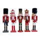 thumbnail image 1 of Figuras de Cascanueces de Navidad, soldado, decoración navideña, estatuas coleccionables para recuerdos de fiesta, estante para el hogar, 5 uds., 1 of 9