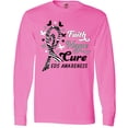 thumbnail image 3 of Inktastic Faith Hope Cure Ehler's-danlos Syndrome Long Sleeve T-Shirt, 3 of 5