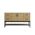 thumbnail image 5 of Elegant Kitchen and Bath 60 inch Single Bathroom Vanity in Honey Brown, 5 of 10