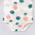 thumbnail image 3 of CAICJ98 Unisex Newborn Baby Boy Girl Summer Clothes Sleeveless Bubble Romper Jumpsuit Overall Shorts Infant Clothing Boy Baby Clothes (Pink,3-6 Months), 3 of 4