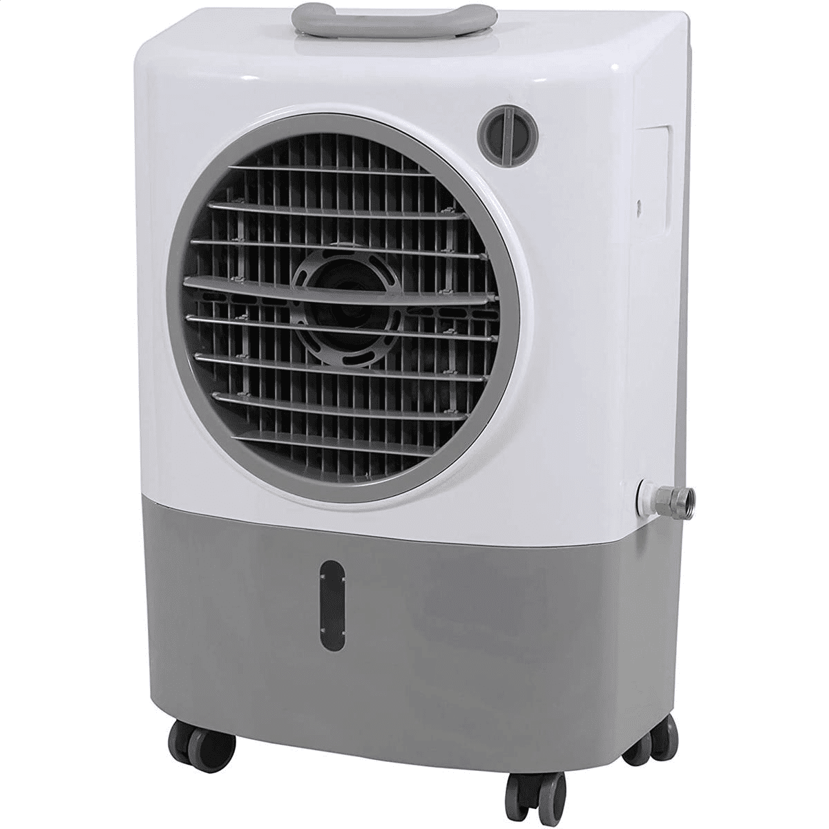 Hessaire MC18M Portable Evaporative Cooling Fan, Indoor/Outdoor Low Humidity Environments, 1300 CFM, 500 sq. ft., 2-Speed Fan, 53.4 dB, White Sansujyuku sansujyuku.com