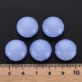 thumbnail image 5 of 500gs Imitation Jelly Acrylic Beads Flat Round Medium Slate Blue 17x9.5mm Hole: 2mm about 316pcs/500g, 5 of 7