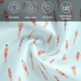 thumbnail image 6 of Cloth Napkins Set of 8 - 20x20 Inches, Summer Swimmers Washable Reusable Table Napkins, Cartoon Swimming Girls Boys Sports Soft & Absortbent Dining Napkin for Party Wedding Hotel Restaurant, 6 of 8