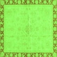 thumbnail image 1 of Ahgly Company Indoor Square Oriental Green Traditional Area Rugs, 8' Square, 1 of 4