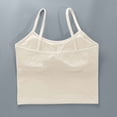 thumbnail image 5 of Bmisegm Girls Training Bras Soft Longline Camisole Tank Seamless Undergarments for Tweens Daily Underwear for Girls 10-14Y 04_Beige,10-14 Years, 5 of 6
