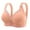 Orange, variant on Yyeselk Women's Everyday Bras Wireless Full Coverage Non Padded Comfort Soft Bra Seamless Push Up Wire-Free T Shirt Bra Beige S
