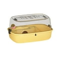 thumbnail image 2 of Milaget Habitat Exercice Maison de Jeu Ventilation Cage pour Hamster pour Hérisson Lapin Rats Jaune Modèle de Base, 2 of 9