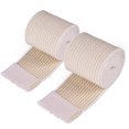 LotFancy 2 Pcs Cotton Elastic Bandage Wrap 2 inches x 15 feet , Cotton