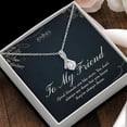 thumbnail image 2 of JEMINES Gifts for Women, Friends BFF Bestie Jewelry with Meaningful Message Gifts Idea, Friendship Necklace (Friend Love, Alluring Beauty Necklace), 2 of 6