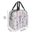 thumbnail image 3 of Sikiie Lavender Flowers Lunch Bag for Women & Men Adult Insulated Lunch Box, Food Lunch Containers Lunch Tote Bags for Work, Travel, Outdoor, 3 of 8
