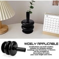 thumbnail image 6 of ABCISI  Taper Candle Holders, Glass Candle Stick Holder Modern Candle Holders for Tapered Candlesticks Wedding Reception Centerpieces Christmas (Black), 6 of 13