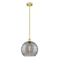 thumbnail image 3 of Innovations Lighting - Athens Deco Swirl - 1 Light Stem Hung Pendant In, 3 of 7