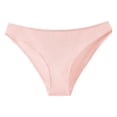 thumbnail image 3 of Lunuaoe Women's Low Waist Cheeky Panties, Skin-Friendly Cotton Crotch Underwear, Breathable Solid Color Briefs, 3 of 8