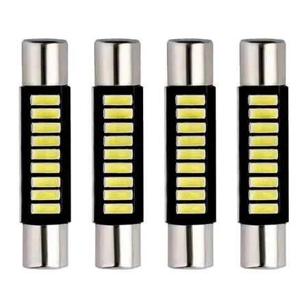 

4x 29mm LED Vanity Mirror Light 6000K White Shade Bulb 6641 6614F for Dodge