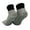 Grey + Green Rubber + Black Brim, variant on Women Men 5-Toe Socks, Casual Durable Elastic Anti-Cut Anti-Puncture Middle Tube Crew Socks for Outdoor Camping Hiking Mountaineering