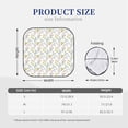 thumbnail image 3 of Fotbe Floral Juego de 2 Piezas de Parasoles para Parabrisas | Bloqueador Solar para Auto | Accesorios Plegables para Protección Solar Interior-Small, 3 of 6