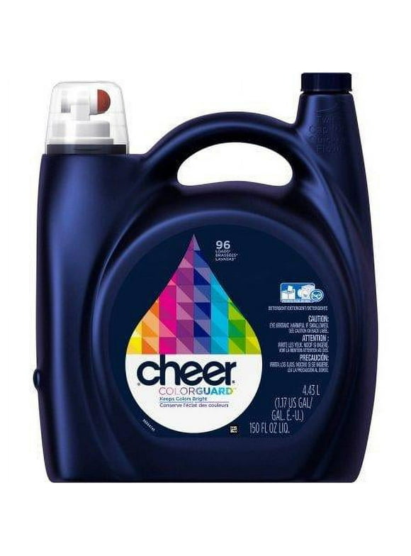 CHEER 740528443582 Liquid Laundry Detergent, 96 Loads 150 oz