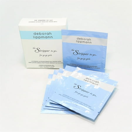 - Deborah Lippmann The Stripper To Go Lavender Lacquer Remover Finger Mitts