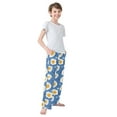 thumbnail image 4 of FORMRS Niños Pajama Pants with Pockets Size 6-8Y Soft Lounge Sleep Bottoms, Cute Fried Eggs, 4 of 8