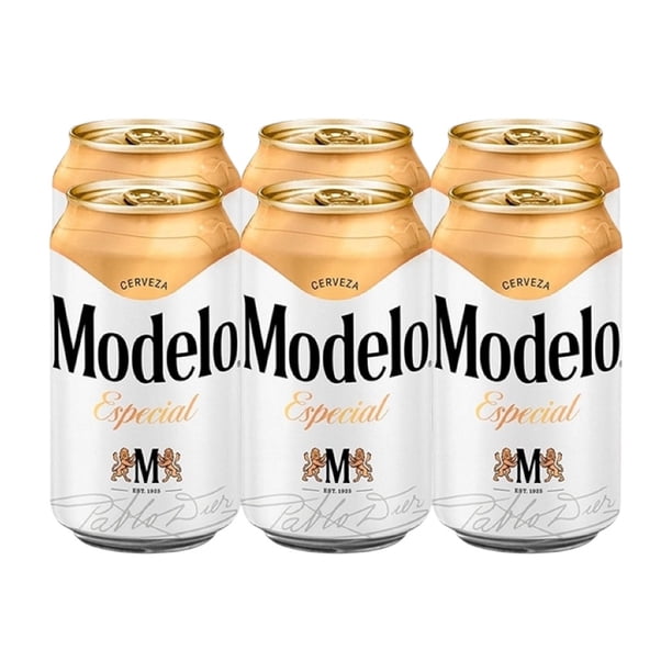 Cerveza clara Modelo Especial 6 latas de 355 ml c/u