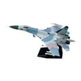 thumbnail image 2 of Modelo SU27 a escala 1:100, modelo de avión de aleación, juguete coleccionable, avión simulado para el hogar, dormitorio, aviación,, 2 of 9