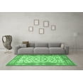 thumbnail image 3 of Ahgly Company Indoor Rectangle Persian Emerald Green Traditional Area Rugs, 7' x 10', 3 of 4