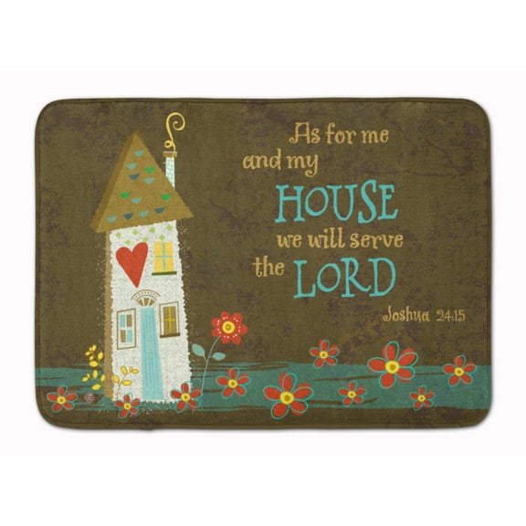 As For Me And My House Machine Washable Memory Foam Mat