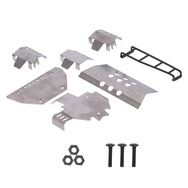 Placa deslizante de protección de armadura de chasis trepador de control remoto 1/10 para actualización Traxxass TRX‑4/Benz G500