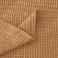thumbnail image 4 of Great Bay Home All-Season Waffle Cotton Bed Blanket 90x90 (Full / Queen, Marigold), 4 of 6