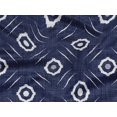 thumbnail image 6 of oneOone Rayon Navy Blue Fabric Block Craft Projects Decor Fabric Printed By The Yard 56 Inch Wide-DT, 6 of 8