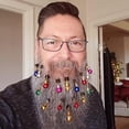 thumbnail image 3 of Sunjoy Tech Christmas Beard Jingle Bell Clip Decoration Beard Ornament Plastic Facial Hair Bauble Clips for Holiday Party Decor 12Pcs, 3 of 8