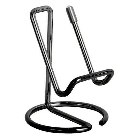 Metal Black Desktop Business Card Holder Display, Desk Card Organizer for Office and Professional Use