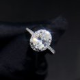 thumbnail image 1 of Anillo solitario de cristal de moda para mujer, anillo de compromiso de boda de Zirconia delicada, anillo de matrimonio de promesa de Color plateado para joyería nupcial Tan Jianjun unisex, 1 of 2