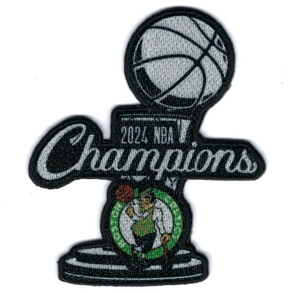 2024 NBA Finals Champions Boston Celtics Trophy Patch