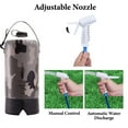 thumbnail image 6 of AFISHTOUR Portable Camping Shower, 2.2 Gallons/10L Solar Shower Bag with Foot Pump for Camping, Beach (Grey), 6 of 10